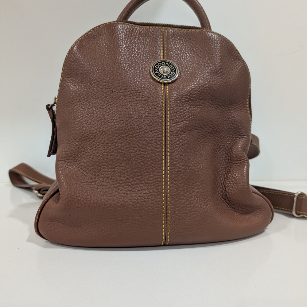 Brown Dooney & Bourke Leather Backpack